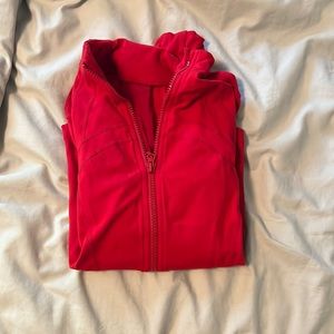 size 8 red lululemon jacket